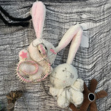 Y2K Plush Rabbit Rivet Gothic Lolita Bag(Shoulder Bag and Crossbody Bag Available)