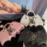 Y2K Spider Web Gothic Lolita Bag(Handbag, Shoulder Bag and Crossbody Bag Available)