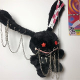 Y2K Hell Rabbit Gothic Lolita Bag(Shoulder Bag and Crossbody Bag Available)