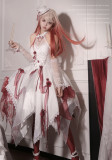 White Bone- Elegant Gothic Lolita JSK, Bolero and Accessoreis