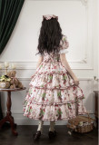 SPFlowerlanguage -Bouquet Specimen- Elegant Embroidery Classic Lolita OP Dress and Accessories