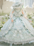 HinanaQueena -Humming Bird- Gorgeous Elegant Tea Party Princess Wedding Rococo Lolita JSK