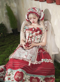 Pingan Paradise- Sweet Classic Lolita Blouse, Skirt, Apron and Overskirt