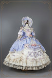HinanaQueena -Princess in the Mirror- Gorgeous Tea Party Princess Wedding Lolita OP Dress