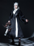Loong Scales- Embroidery Gothic Lolita JSK and Long Coat