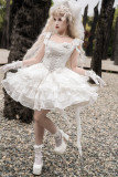 Princess Wedding Casual Sweet Lolita JSK and Outter Shirt Set