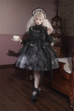 Dead Leaves- High Waist Gothic Lolita JSK and Blouse Set