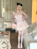 Sweet Kawaii Casual Lolita Chiffon Slip Dress