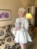 Kawaii Casual Lolita Neo Chinese Style Button up Dress