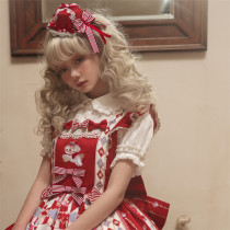 Babyblue -Puppy Circus- Sweet Lolita Blouse and Accessories