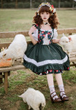 Withpuji -The Misty Forest- Classic Lolita OP Dress with Bowknot