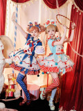 Clown Circus- Sweet Lolita Salopettes, Blouse and Accessories