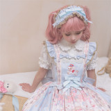 Babyblue -Puppy Circus- Sweet Lolita Blouse and Accessories