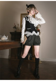Withpuji -The Banquet - Classic Maid Lolita OP Dress and Ouji Set