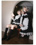 Withpuji -The Banquet - Classic Maid Lolita OP Dress and Ouji Set