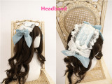 Praise from the Eternal Star - Tea Party Sweet Lolita Bonnet and Headband