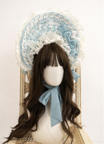 Praise from the Eternal Star - Tea Party Sweet Lolita Bonnet and Headband