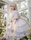 Eieyomi -Romantic Love- Elegant Classic Lolita OP and Head Veil
