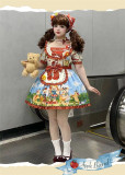 Apple Brand - Sweet Lolita JSK, OP, Salopettes, Skirt and Blouse
