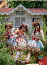 Apple Brand - Sweet Lolita JSK, OP, Salopettes, Skirt and Blouse