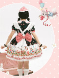 Cat Strawberry Garden - Sweet Lolita JSK and OP Dress
