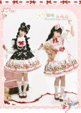 Cat Strawberry Garden - Sweet Lolita JSK and OP Dress