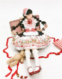 Cat Strawberry Garden - Sweet Lolita JSK and OP Dress
