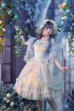 Fantastic Wind -Little Mermaid- Classic Princess Tea Party Lolita JSK Full Set