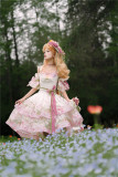 Flower and Cuckoo - Casual Simple Classic Lolita Corset Top and Skirt
