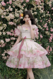 Flower and Cuckoo - Casual Simple Classic Lolita Corset Top and Skirt
