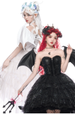 Yupbro -Elusalei- Gothic Lolita Corset Topwear, Skirt and Accessories Full Set