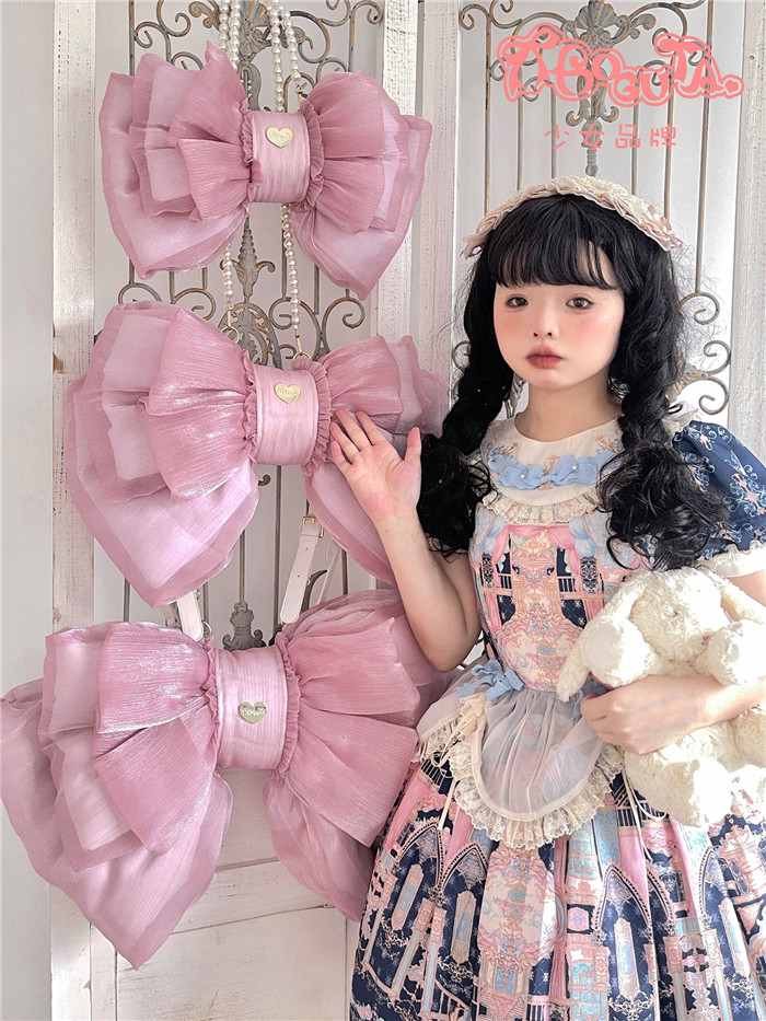 BOGUTA ふわふわおリボンbag L リボン付ふわふわファーバック | Rlab store