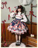 Alice Girl -Mint Strawberry- Sweet Doll Lolita JSK Dress Normal Waist Version