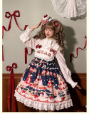 Alice Girl -Mint Strawberry- Doll Sweet Lolita JSK High Waist Version