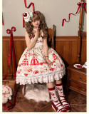 Alice Girl -Mint Strawberry- Doll Sweet Lolita JSK High Waist Version