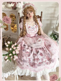 Hare Mallow - Doll Sweet Classic Lolita OP Dress and Headband Set