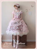 Hare Mallow - Doll Sweet Classic Lolita OP Dress and Headband Set