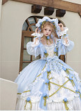 Bramble Rose -Fragrant Grass- Classic Princess Tea Party Hime Lolita OP Dress