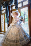 HinanaQueena -Soul in the Glass- Hime Rococo Tea Party Princess Wedding Qi Lolita OP Dress