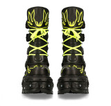 Retro Y2K Halloween Gothic Punk Motorcycle Rock Fluorescence Platform Lolita Ankle Boots