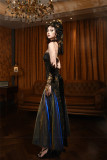 Evening Lights - Halloween Y2K Alt Goth Punk Street Casual Dress