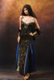 Evening Lights - Halloween Y2K Alt Goth Punk Street Casual Dress