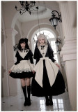 Withpuji -Serenade- Nun Halloween Gothic Lolita OP Dress Full Set