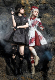 YourHighness -Iron Rose and Black Manba- Gothic Ouji Military Lolita OP Dress Set