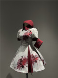 YourHighness -Iron Rose and Black Manba- Gothic Ouji Military Lolita OP Dress Set