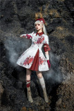 YourHighness -Iron Rose and Black Manba- Gothic Ouji Military Lolita OP Dress Set