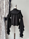 Sleep Walk - Halloween Gothic lolita blouse and Corset Lolita Skirt
