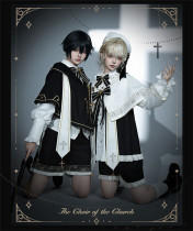 The Choir of Church - Ouji Boystyle Prince Lolita Full Set and Beret