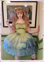 Sunset - Painting Sweet Lolita JSK Dress