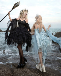 Mermaid - Classic Lolita JSK Dress with Arm Sashes